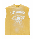 No Sleeve Washed Yellow