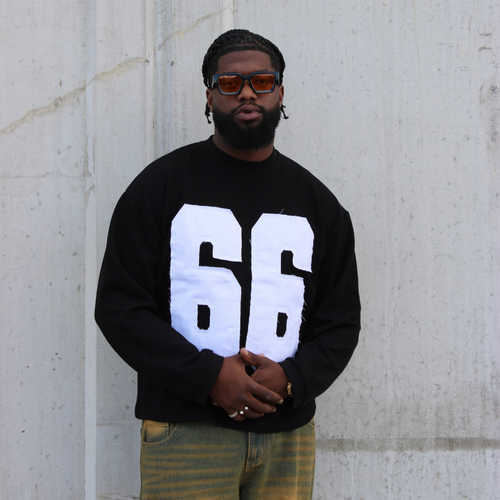 Waffle Longsleeve Black