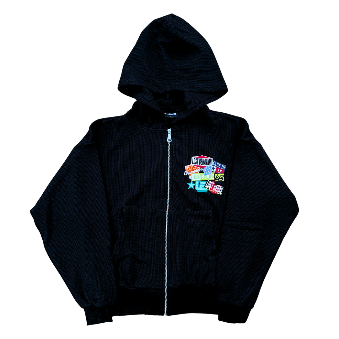 Waffle Zip-Up
