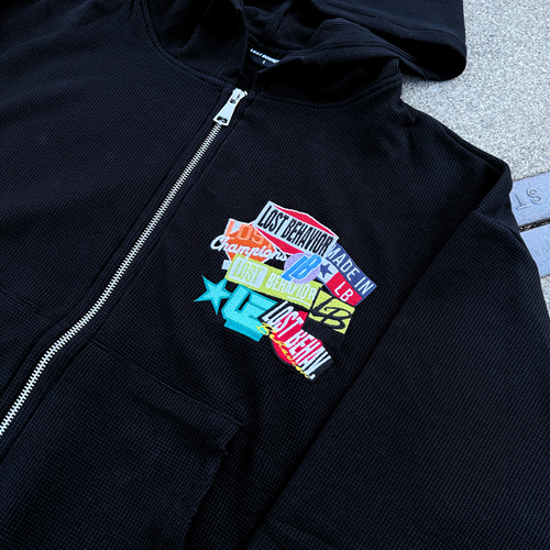 Waffle Zip-Up