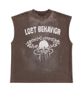No Sleeve Washed Brown