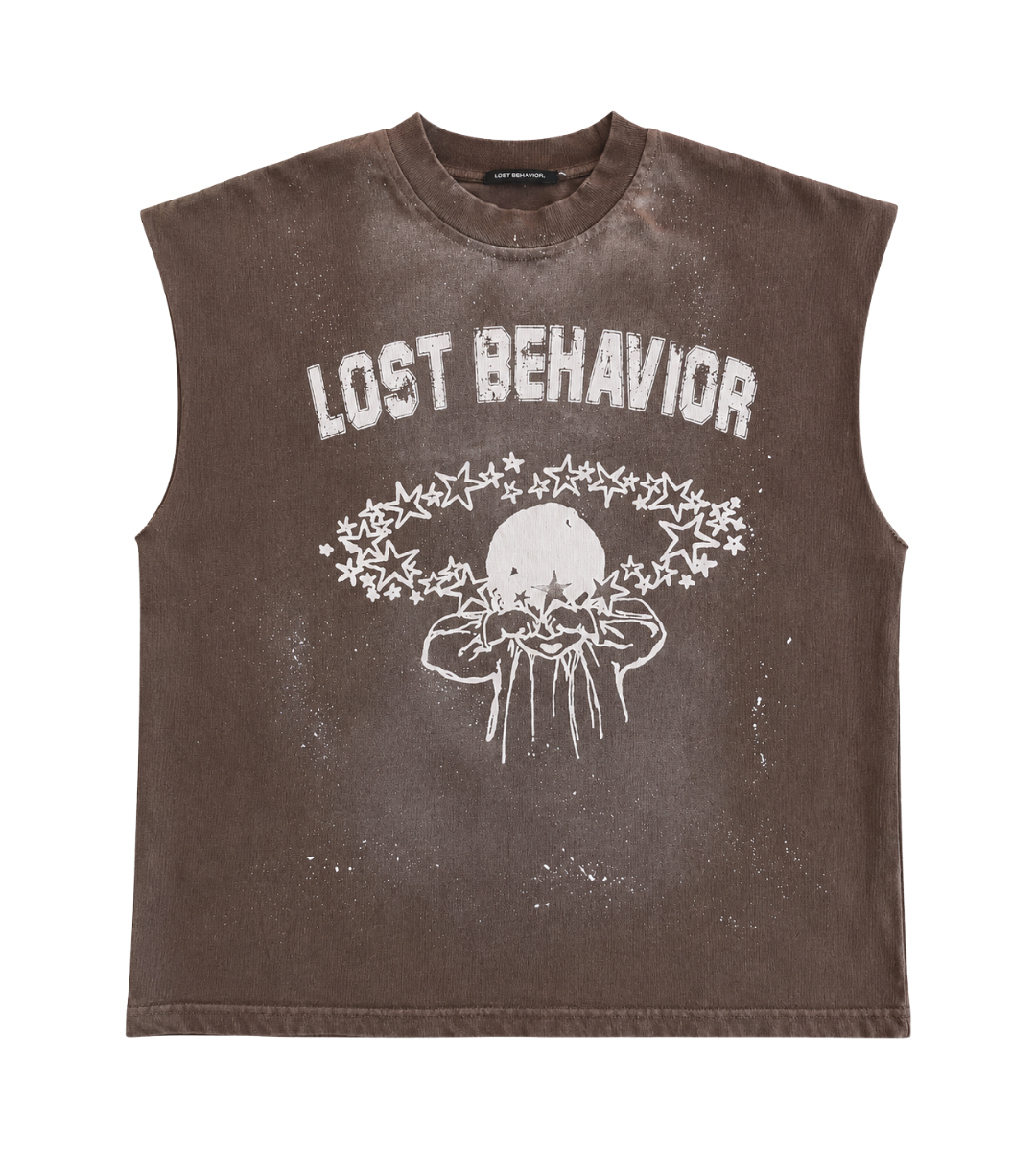No Sleeve Washed Brown