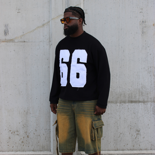Waffle Longsleeve Black