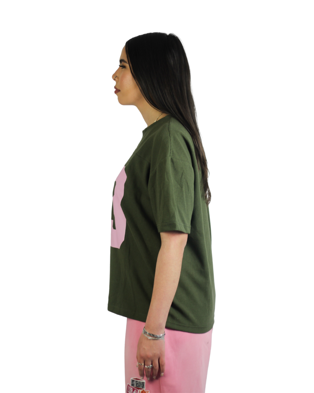 Waffle Jersey Green