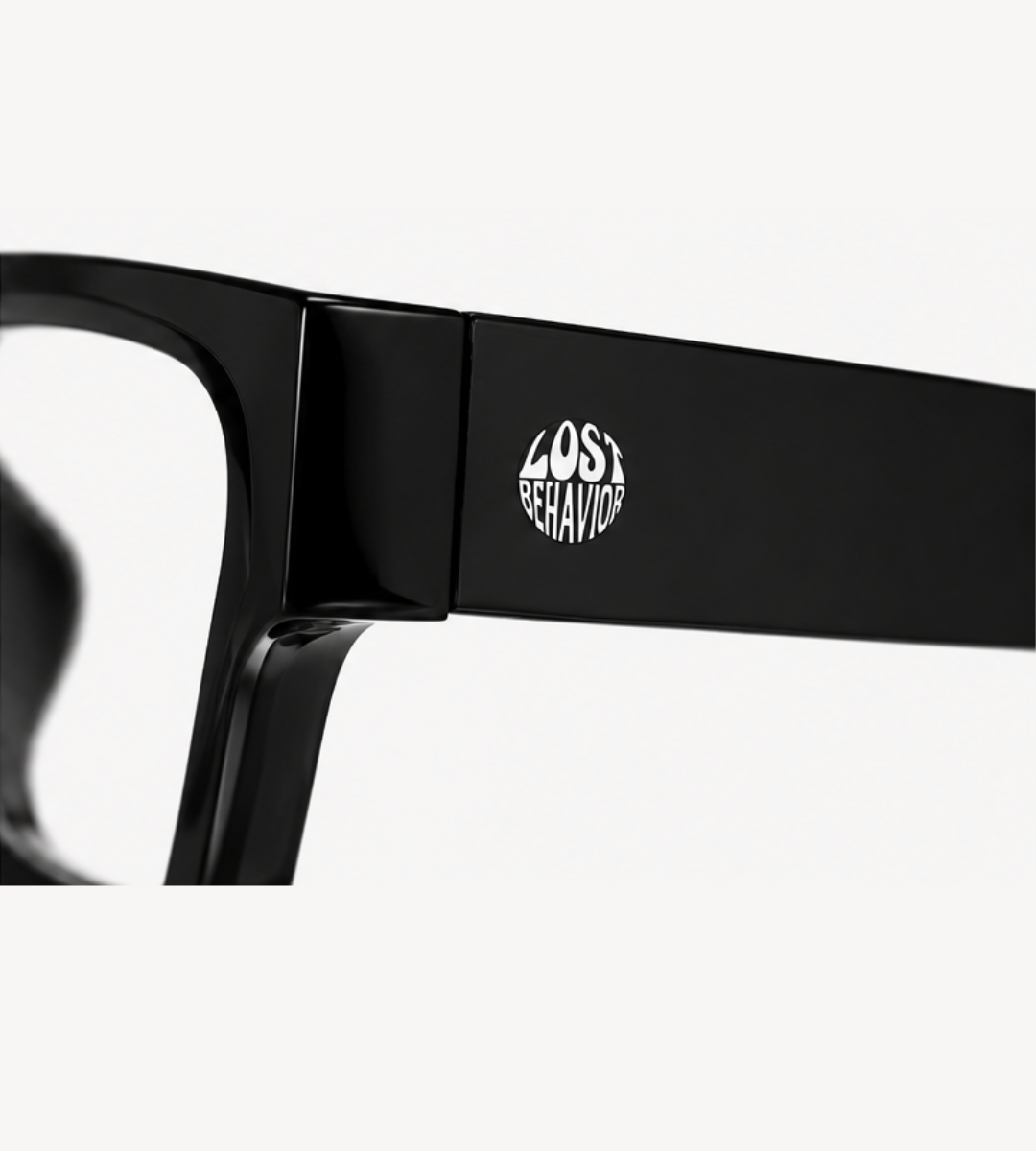 CLEAR BLACK GLASSES