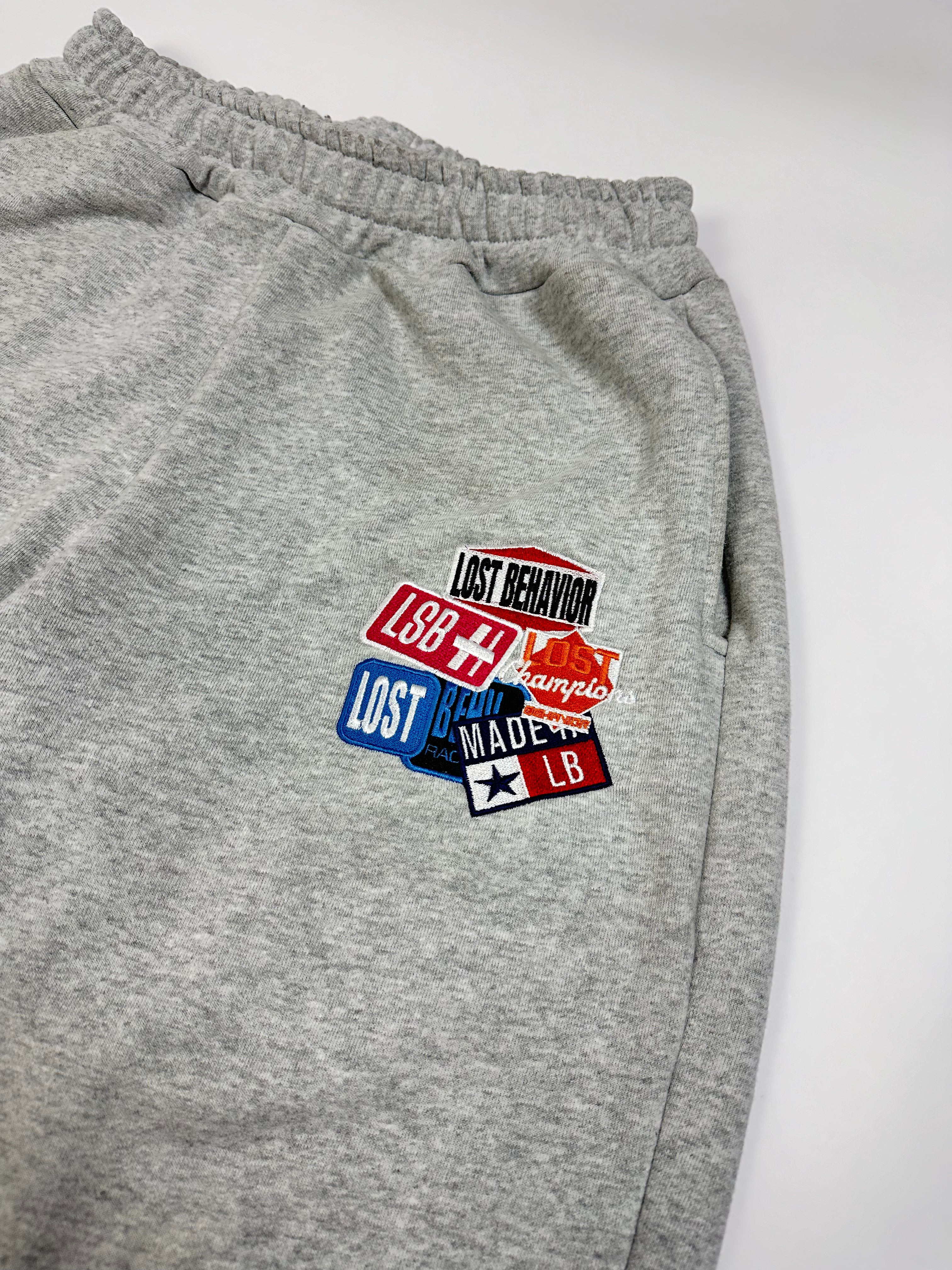 Straight Fit Sweatpants Grey